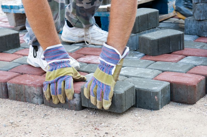 Expert Laying Pavers