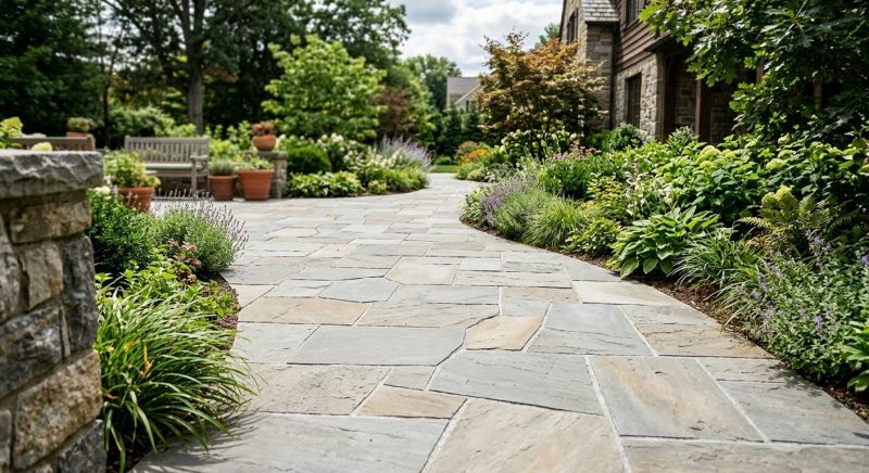 Garden Pathway Paving Service