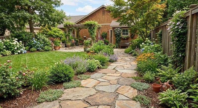 Garden Pathway Paving